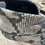 Karl Lagerfeld  Paris cardi peep toe snakeskin booties size 7 Photo 7