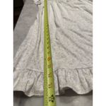 Eileen West Women's White Floral Print Nightgown Short Sleeve Ruffle Trim Size M Size M Photo 4