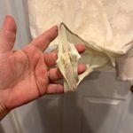 Lulus  Womens Bodysuit Size L Long Sleeve Floral‎ Textured Surplice Bridal Shower Photo 4