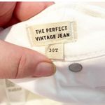 Madewell The Perfect Vintage High Rise Tapered Mom Jeans Tile White 30 Tall Photo 3