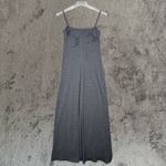 David Meister Maxi Dress Womens 6 Gray Beaded Casual Cocktail Evening Party Photo 2