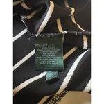 Ralph Lauren Lauren  Women Blouse Sz M Striped Wedding Stretch Career Lightweight Photo 8