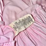 Love Shack Fancy  Pink Ruffle Mini Dress Photo 8