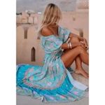 Spell & The Gypsy Collective SPELL & THE GYPSY ~ THE HIBISCUS LANE BUTTON THROUGH MAXI GOWN M Photo 8