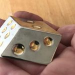 Dice Pendant Pin Earrings Set Retro Slots Poker Photo 4