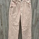 Abercrombie & Fitch Pink Curve Love 90s Relaxed Jean High Rise Size 00/24 SHORT Photo 0
