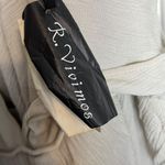 R. Vivimos Women's L Plunge Neck Tiered Tunic Dress Light Gray Angelic Fairycore Size L Photo 3