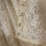 Gunne Sax Vintage  Cream Tiered Ruffled Gown Bridal Cottage Prairie 1970s dress Photo 6