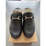 Naot Women Black Leather Slip On Horse bit Mule Loafers Shoes Size US 6 EU 37 Photo 1