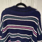 Free People Kennedy Striped Pullover Crop Sweater in Midnight Sail Combo, Large Photo 8