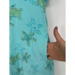 Fresh Produce  Starfish Turtle Print Dress Blue Coastal Chic Resortwear Casual M Photo 2