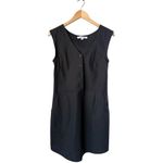 Birds of North America Black Linen Blend Honeycreeper Dress Size S Photo 4