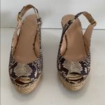 Stuart Weitzman  peep toe sandals shoes size 8.5 M RARE HTF GORGEOUS Designer Photo 1