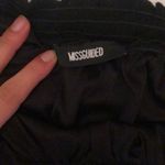 Missguided cute off the shoulder black crochet romper Photo 2