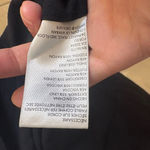 Urban Outfitters Black Linen Button Front Midi Dress Petite S Minimalist Resort Photo 5