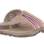 Columbia NEW SANTIAM Flip Sport Sandals size 11 Tan Photo 0