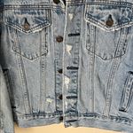Reformation  distressed denim jacket Photo 2