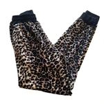 Always Women’s Trendy Cheetah Print Brown Black Cozy Jogger Pants SZ S # 1048 Photo 5