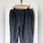 Quince  European Linen Black Crop Pants Size‎ XL Photo 2