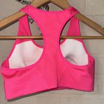 Nike sports bra hot neon pink swoosh mesh back light lined padding small workout Photo 3