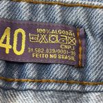 Ariene Size 40 Jeans Luxo Denim Skirt with Distressed Look Photo 5