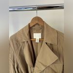 H&M $85‎ NWOT  Beige Trench Coat Size XS Photo 3