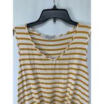 Green Envelope Los Angeles Striped Shirt Yellow Photo 1