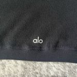 Alo Yoga Seamless Ribbed Cropped Serene Short Sleeve Photo 4