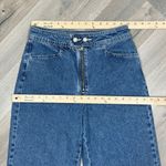 Topshop Zed Exposed Zipper High Waist Straight Leg Jeans Blue 28 Skater Photo 11