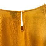 a.n.a . Size XL golden yellow long sleeve dress shirt gathered sleeves Photo 6