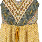 Xhilaration Yellow Multi Color Floral Romper Small Photo 2