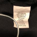 Blue Island Black embroidered beach swim coverup L Photo 3