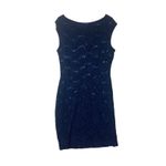 Ralph Lauren Lauren womens size 14 large blue sequin dress navy mother guest lac Photo 2
