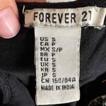 Forever 21 Black Embroidered Mini Dress, Boho, Witchy, Gothic, Cottagecore, Romantic, Small Photo 3