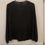 Forever 21  Black Long Sleeve Blouse Photo 1