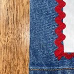 Handmade Western Cowgirl Sm Denim Shoulder Bag GUC OS Photo 11