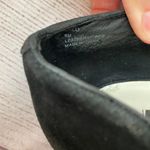 Steve Madden open toe leather heels black w/tan heels and soles sz 8 Photo 10