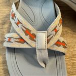 NWOT Earth Origins Women’s Sandals Size 8 Comfort Orthotic Tribal Aztec Design Gray Photo 1