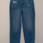 American Eagle  Stretch Mom Straight Jean Distressed Size 2 Photo 0