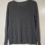 Zadig & Voltaire  gray long sleeve lightweight cashmere sweater medium -read Photo 0