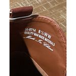 Easy Street New Western Brown Ankle Boot 8.5W Womens Booties Heeled Faux Leather Photo 7