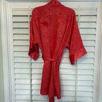 Victoria's Secret Victoria’s Secret Gold Label Red Satin Robe OSFA Photo 1