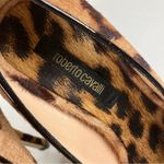 Roberto Cavalli  Leopard Print Calf Hair Heels Size 36 1/2 Photo 6