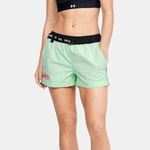 Under Armour UA Summit Woven Mint Green Tech Shorts Women's Medium Lightweight Photo 1
