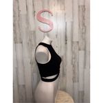 Poof! POOF black crop top tank top size small Photo 3