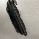 Burberry Cosmetics Bag Black Patent Leather Zip Travel Logo Womens Small *Flaw Photo 2