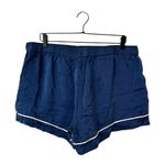 Eberjay Eberjey XL Inez Washable Silk Short Pajamas FULL SET‎ Navy Champagne Loungewear Photo 7