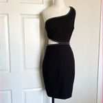 Likely NWT  Portia Studded One-Shoulder Cutout Cocktail Dress Photo 3