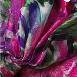 Milly  Purple Multi Floral Mini Dress Photo 3