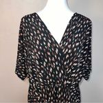 Long Midi Dress Brown/Black Rouched Pockets, MTS, Size Small, Made in the USA Black Size M Photo 4